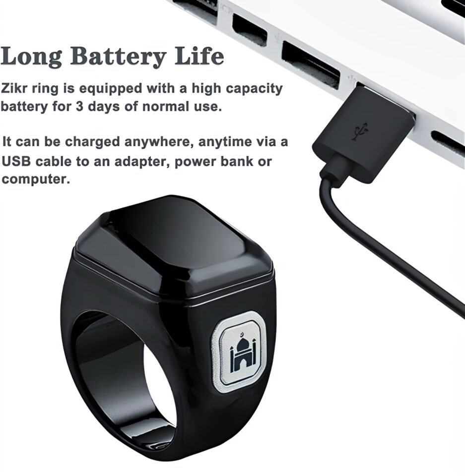 Muslim Iqibla Zikr Ring