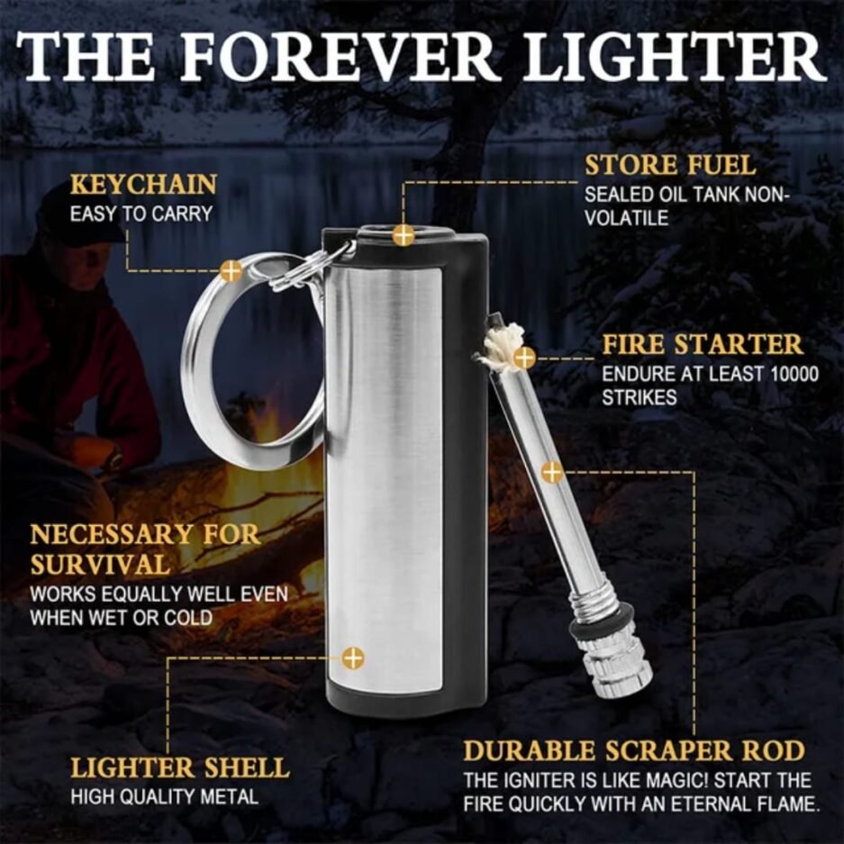 Fire Starter Flint Match Lighter